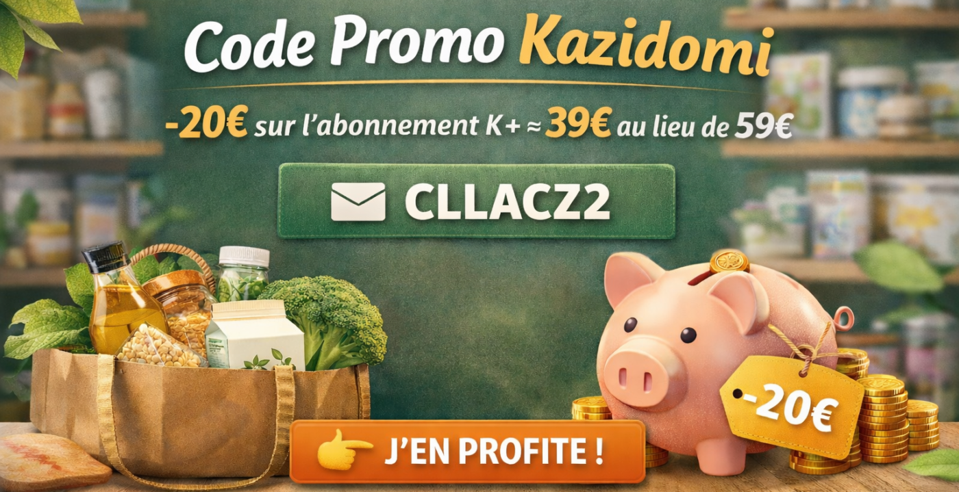 Code promo Kazidomi​