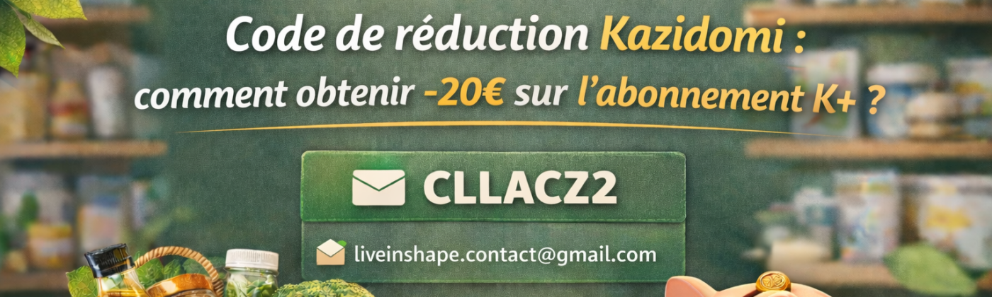 Code de réduction Kazidomi