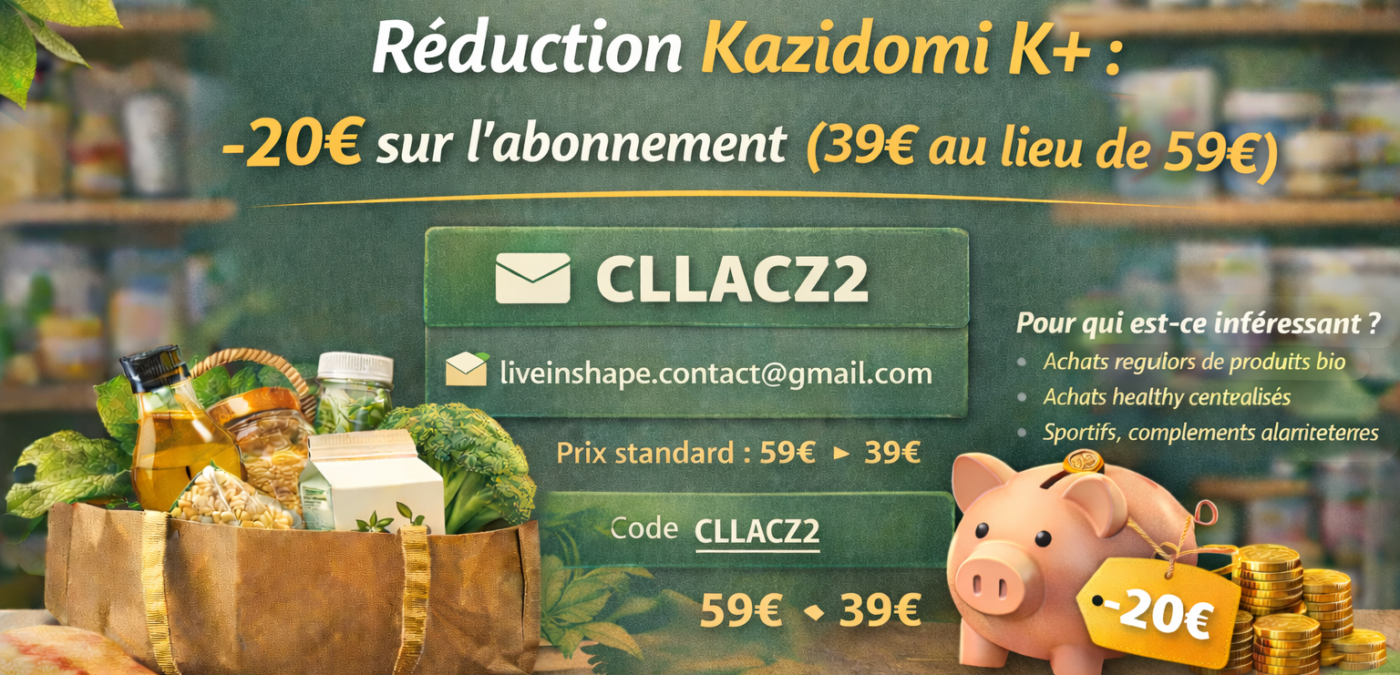 Réduction Kazidomi k+