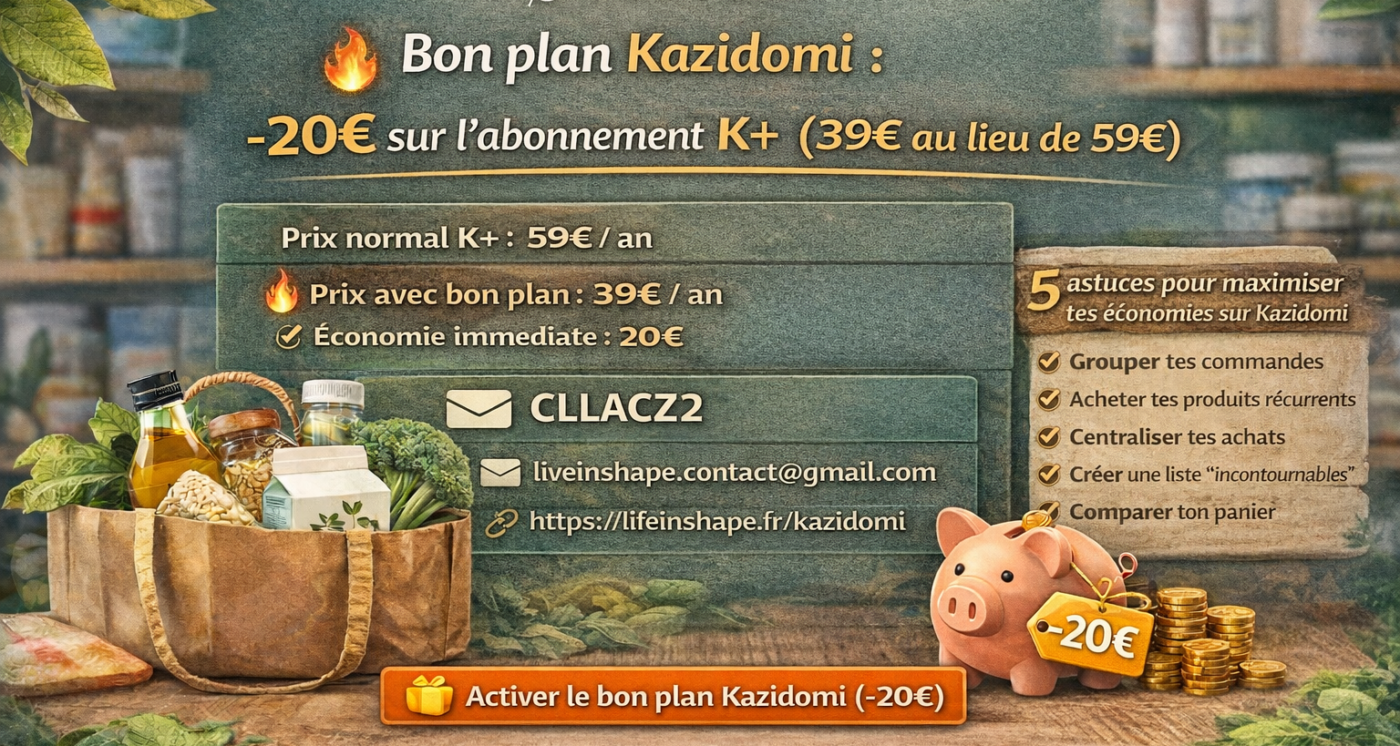 Bon plan Kazidomi