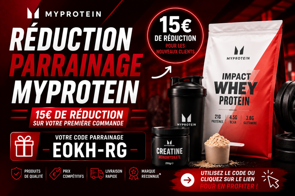 Réduction parrainage MyProtein