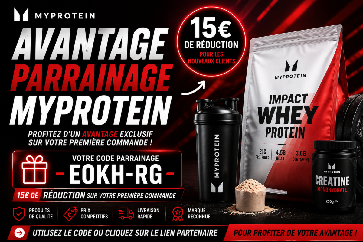 Avantage parrainage MyProtein