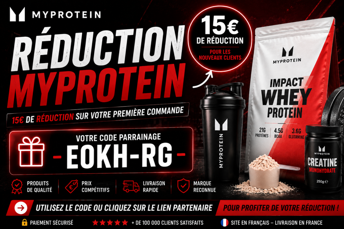 Réduction MyProtein