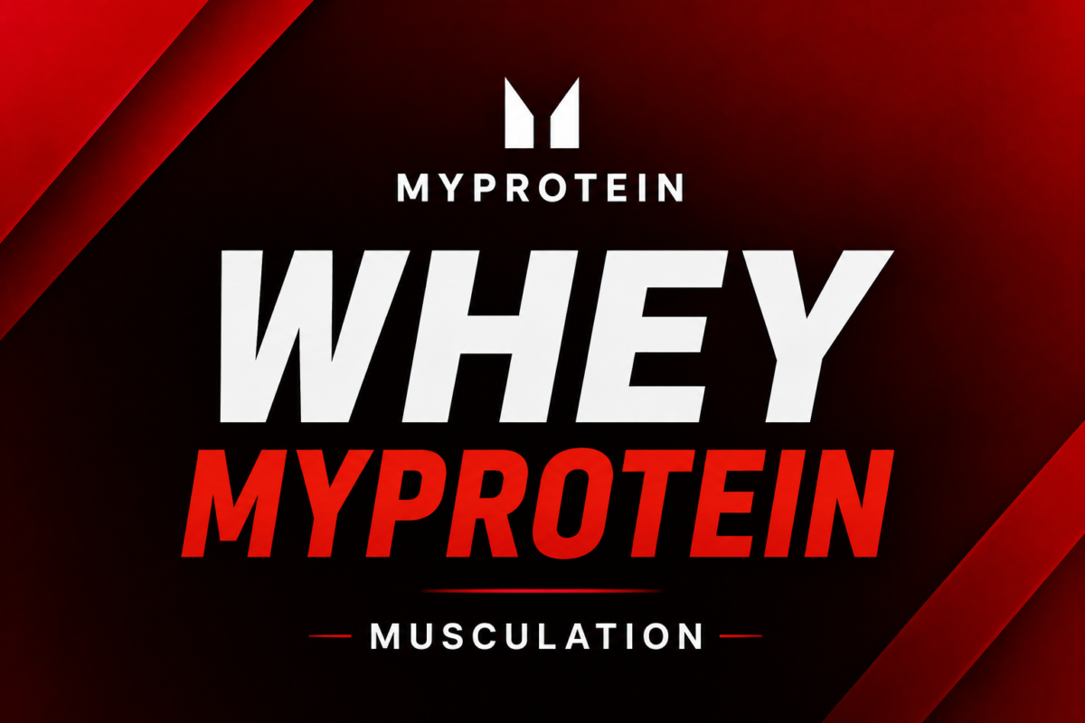 Whey MyProtein musculation