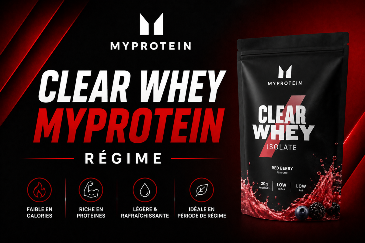 Clear Whey MyProtein régime